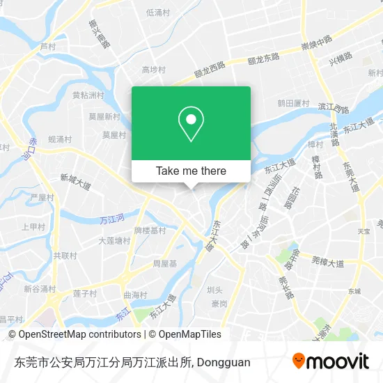东莞市公安局万江分局万江派出所 map