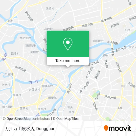 万江万山饮水店 map