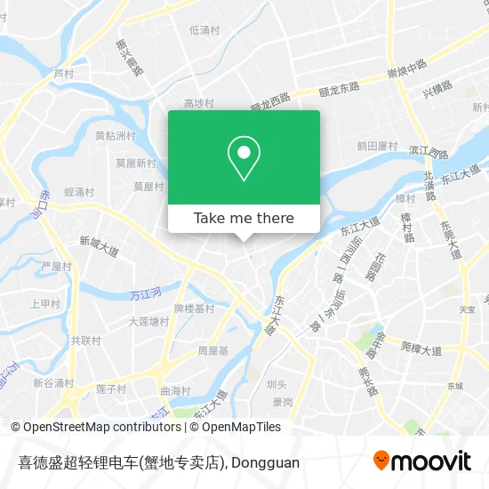 喜德盛超轻锂电车(蟹地专卖店) map