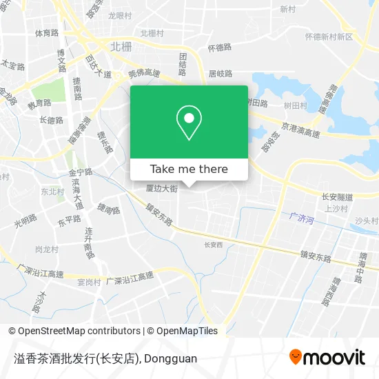 溢香茶酒批发行(长安店) map