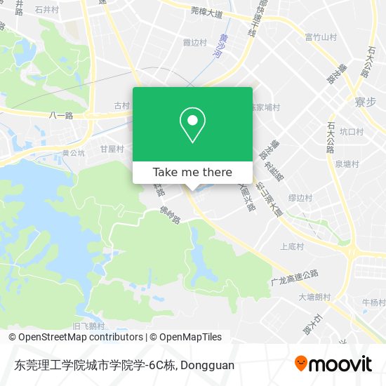 东莞理工学院城市学院学-6C栋 map