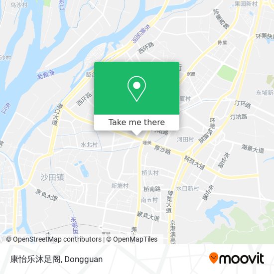 康怡乐沐足阁 map