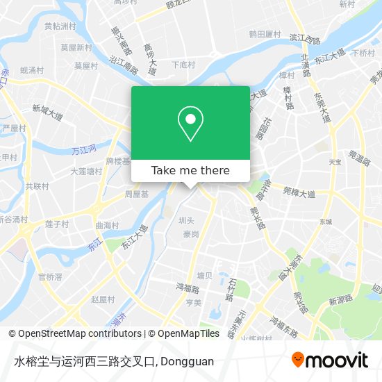 水榕坣与运河西三路交叉口 map