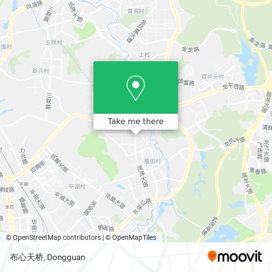 布心天桥 map