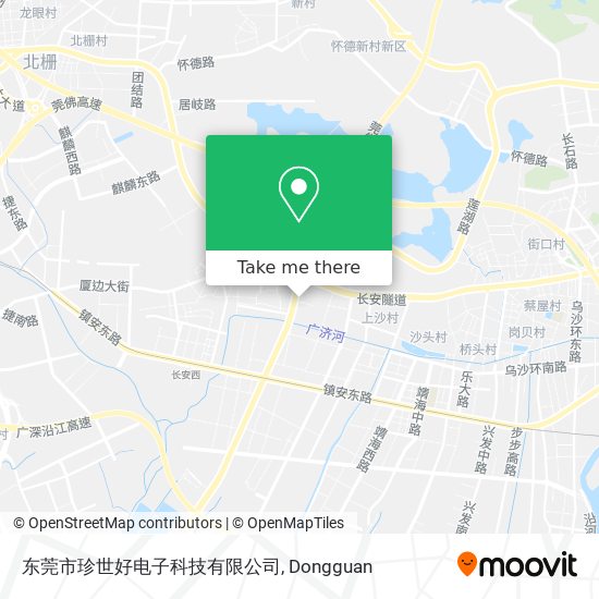 东莞市珍世好电子科技有限公司 map