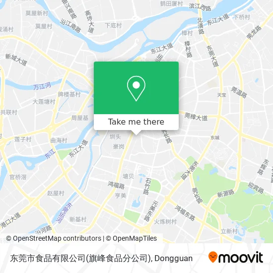 东莞市食品有限公司(旗峰食品分公司) map