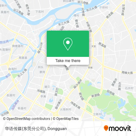 华语传媒(东莞分公司) map