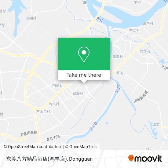 东莞八方精品酒店(鸿丰店) map