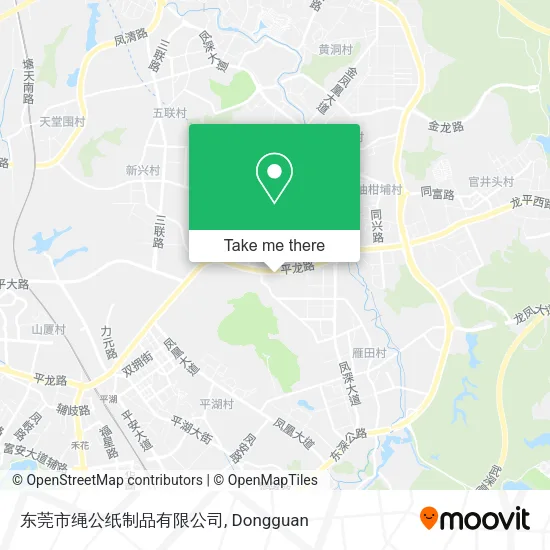 东莞市绳公纸制品有限公司 map