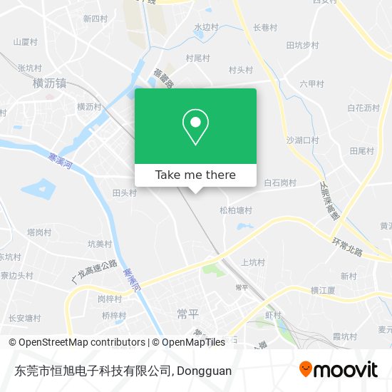 东莞市恒旭电子科技有限公司 map