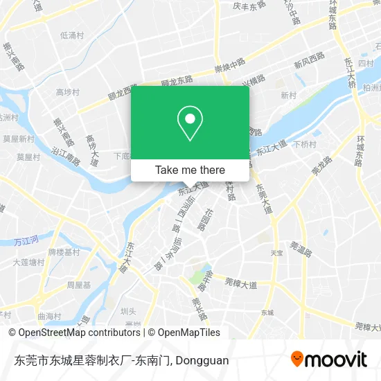 东莞市东城星蓉制衣厂-东南门 map
