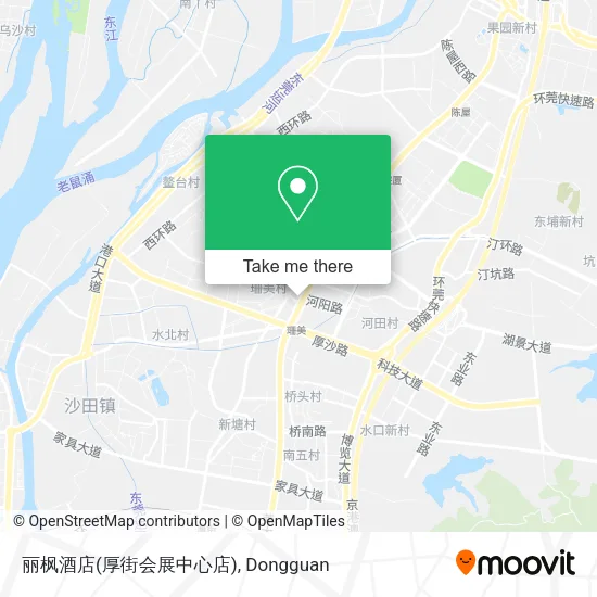 丽枫酒店(厚街会展中心店) map