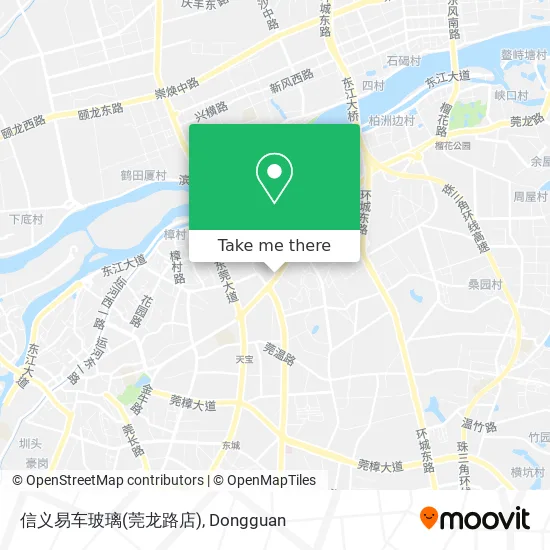 信义易车玻璃(莞龙路店) map