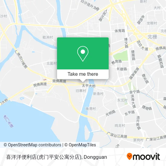 喜洋洋便利店(虎门平安公寓分店) map