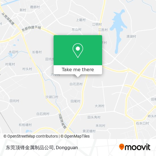东莞顶锋金属制品公司 map