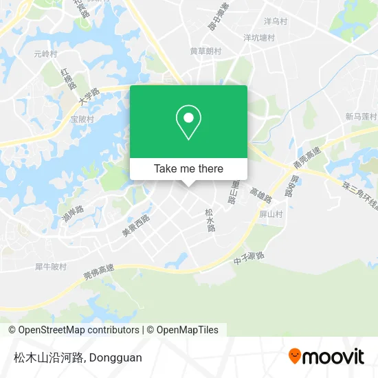 松木山沿河路 map