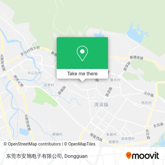 东莞市安旭电子有限公司 map