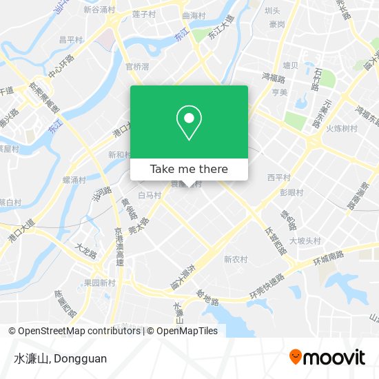 水濂山 map