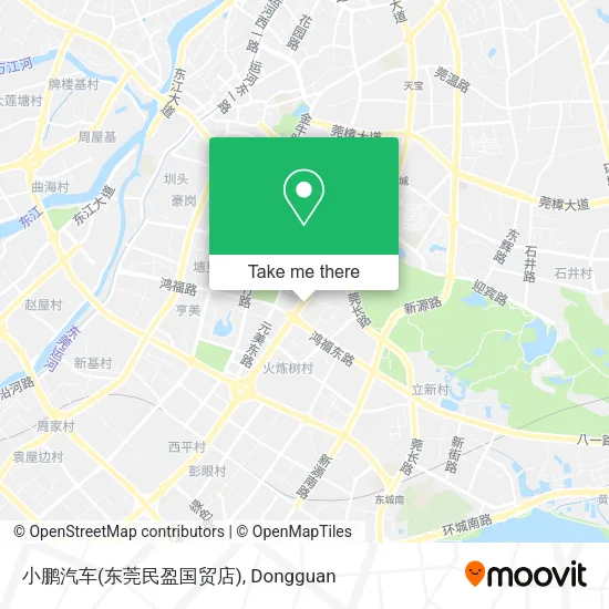 小鹏汽车(东莞民盈国贸店) map