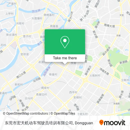 东莞市宏天机动车驾驶员培训有限公司 map