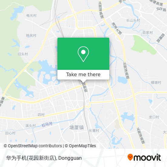 华为手机(花园新街店) map