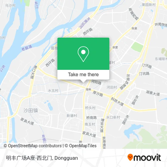 明丰广场A座-西北门 map