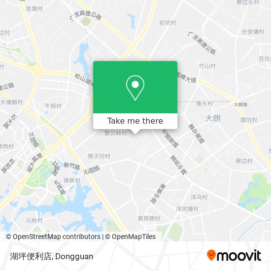 湖坪便利店 map