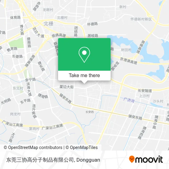 东莞三协高分子制品有限公司 map