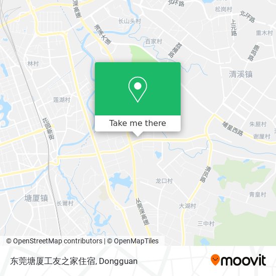 东莞塘厦工友之家住宿 map