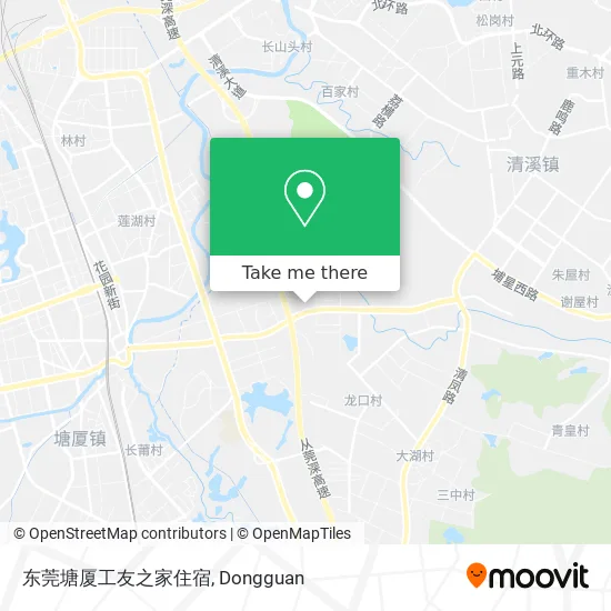 东莞塘厦工友之家住宿 map