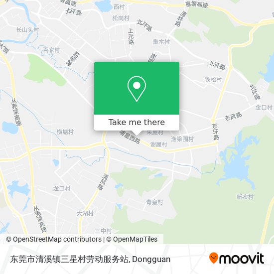 东莞市清溪镇三星村劳动服务站 map
