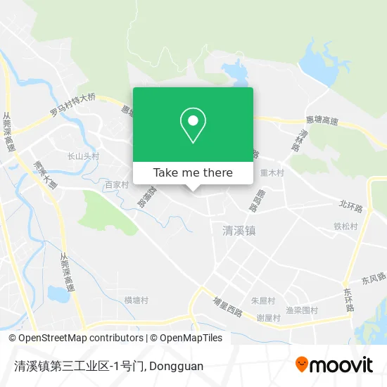 清溪镇第三工业区-1号门 map