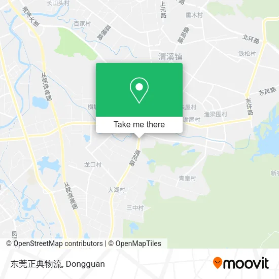 东莞正典物流 map