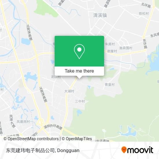 东莞建玮电子制品公司 map