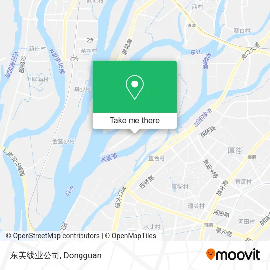 东美线业公司 map