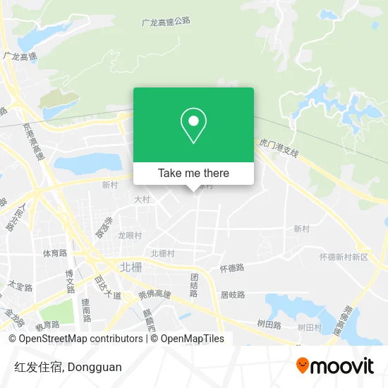 红发住宿 map