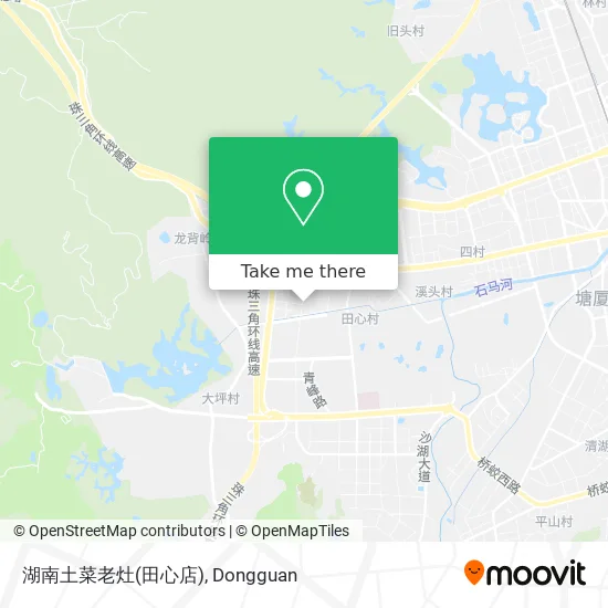 湖南土菜老灶(田心店) map