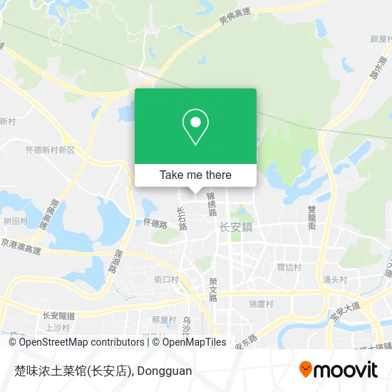 楚味浓土菜馆(长安店) map