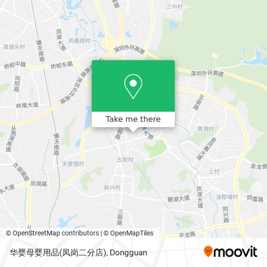 华婴母婴用品(凤岗二分店) map