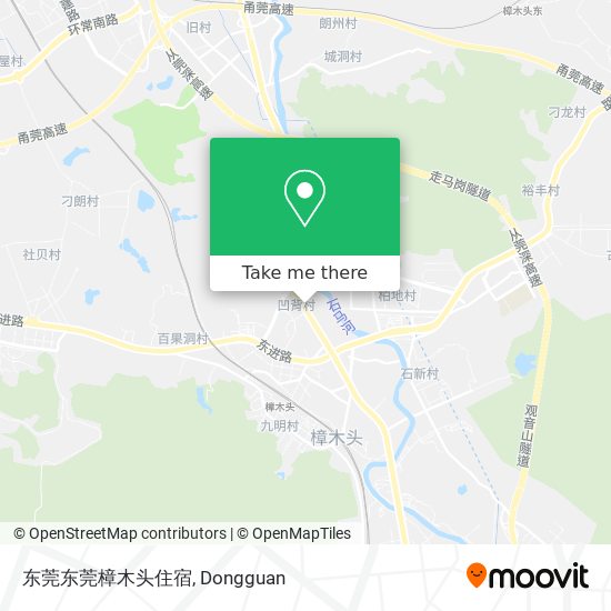 东莞东莞樟木头住宿 map