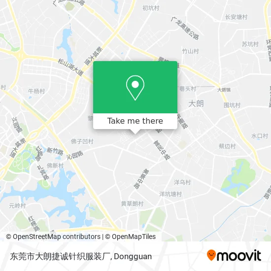 东莞市大朗捷诚针织服装厂 map