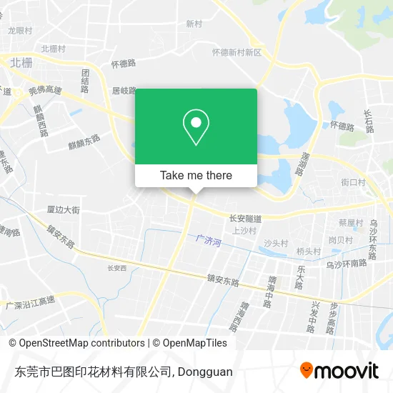 东莞市巴图印花材料有限公司 map