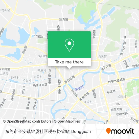 东莞市长安镇锦厦社区税务协管站 map
