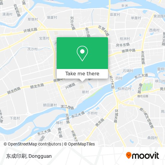 东成印刷 map