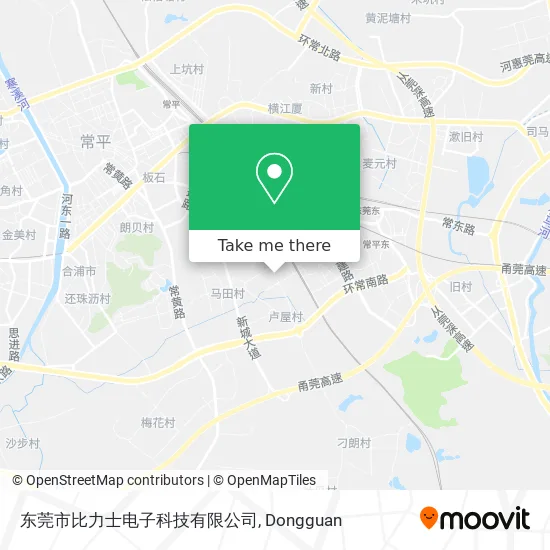 东莞市比力士电子科技有限公司 map