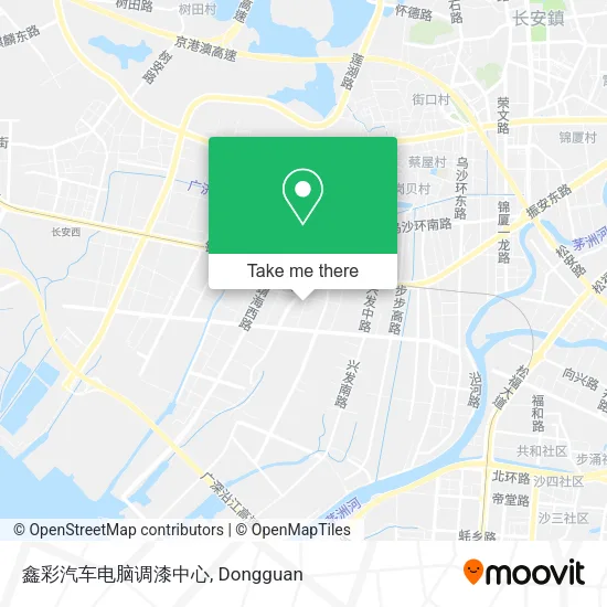 鑫彩汽车电脑调漆中心 map