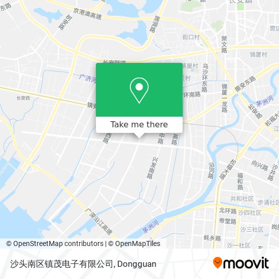 沙头南区镇茂电子有限公司 map
