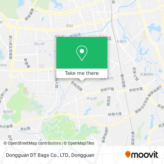 Dongguan DT Bags Co., LTD. map