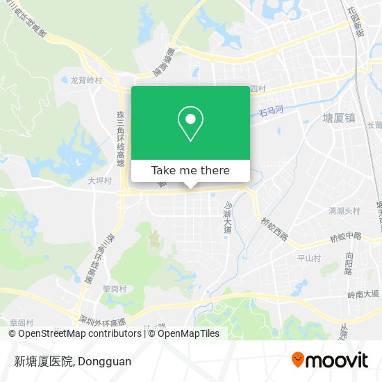 新塘厦医院 map