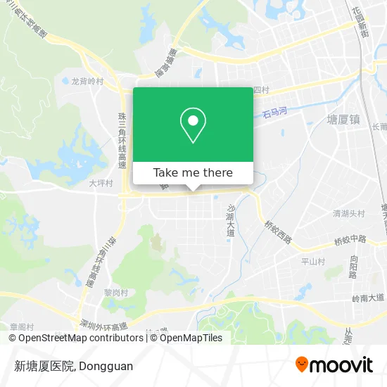 新塘厦医院 map